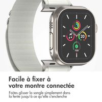 imoshion Bracelet en nylon Alpine Apple Watch | 38/40/41/42 mm - Blanc
