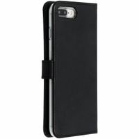 Selencia Étui portefeuille en cuir véritable Apple iPhone 8 Plus / 7 Plus - Noir
