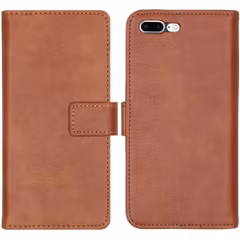 imoshion Étui de télephone portefeuille de luxe Apple iPhone 8 Plus / 7 Plus - Marron