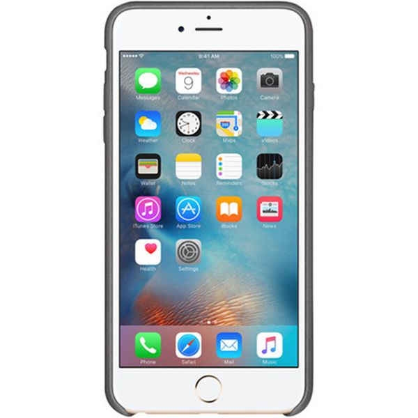 Apple Coque Leather Apple iPhone 6(s) Plus - Storm Grey