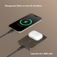 Selencia Powerbank Vivid 5 000 mAh - MagSafe et Qi - Desert Gold / Country Moo'd