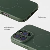Accezz Coque Grip avec MagSafe Apple iPhone 16 Pro - Vert foncé