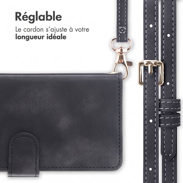 imoshion Etui de télephone portefeuille avec cordon Xiaomi Redmi Note 17 Pro Max - Noir