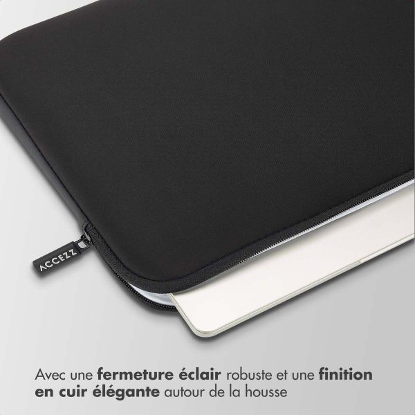Accezz Pochette ordinateur 15-16 pouces - Noir