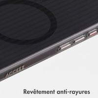 Accezz Coque arrière Lite avec MagSafe | Fluted | Apple iPhone 16 - Noir
