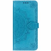 Etui de télephone portefeuille Mandala Samsung Galaxy S10 - Bleu