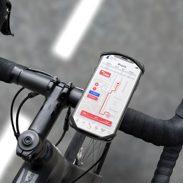 Fixed Support de téléphone Bikee 2 pour vélo - Rotation à 360° - Universel - Noir