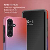 Selencia Coque arrière Vivid avec MagSafe Samsung Galaxy S26 FE - Gradient Soft Blush
