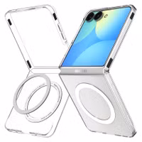 Spigen Coque AirSkin MagSafe Samsung Galaxy Z Flip 8 - Clear / White
