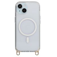 Selencia Coque arrière Rivièra MagSafe avec crochets amovibles Apple iPhone 15 - Transparent