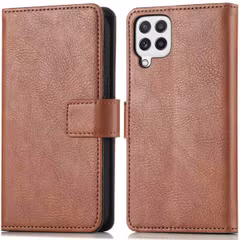 imoshion Étui de télephone portefeuille de luxe Samsung Galaxy M22 / A22 (4G) - Marron