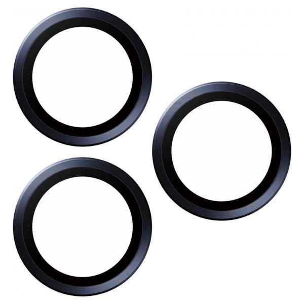 PanzerGlass Protection Caméra Hoops Optic Rings Apple iPhone 15 Pro / 15 Pro Max - Blue Metal