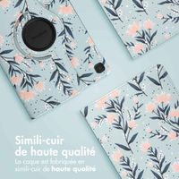 imoshion Coque tablette Design rotatif à 360° Samsung Galaxy Tab S6 Lite (2020/2022/2024)  - Flowers