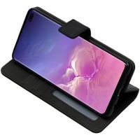 Étui de télephone portefeuille Samsung Galaxy S10 Plus - Noir