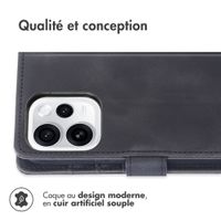 imoshion Etui de télephone portefeuille avec cordon Oppo Reno15 F (5G) - Noir