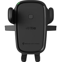 iOttie Easy One Touch Wireless Charging - Support de téléphone pour voiture - Grille de ventilation et lecteur CD - Noir