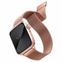 Uniq Bracelet Dante Mesh Milanese en acier Apple Watch | 38/40/41/42 mm - Rose