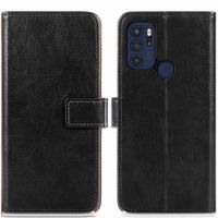 imoshion Étui de télephone portefeuille de luxe Motorola Moto G60s - Noir