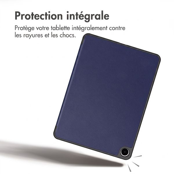 imoshion Coque tablette Trifold OnePlus Pad Go 2 / Oppo Pad 5 - Bleu foncé