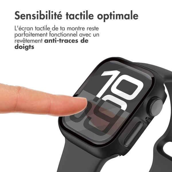 imoshion Coque rigide à couverture complète Apple Watch 10 / 11 - 42 mm - Noir