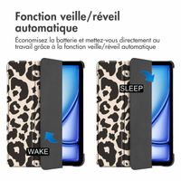 imoshion Coque tablette Design Trifold Apple iPad Air 13 pouces (2026) M4 / (2025) M3 / (2024) M2 - Leopard