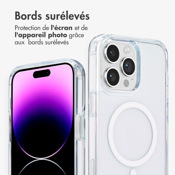 imoshion Coque MagSafe avec cordon amovible Apple iPhone 14 Pro Max - Transparent
