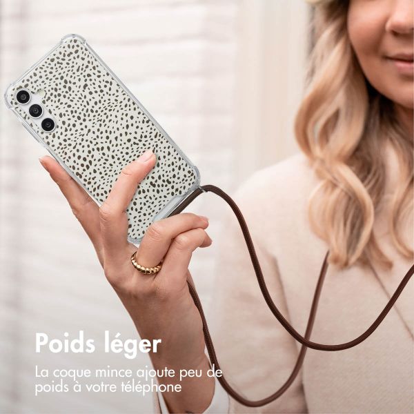imoshion Coque Design avec cordon Samsung Galaxy A15 (5G) - Desert Dots