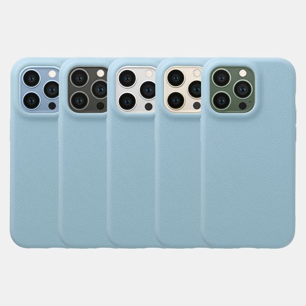 imoshion Coque arrière Texture Apple iPhone 13 Pro - Bleu clair