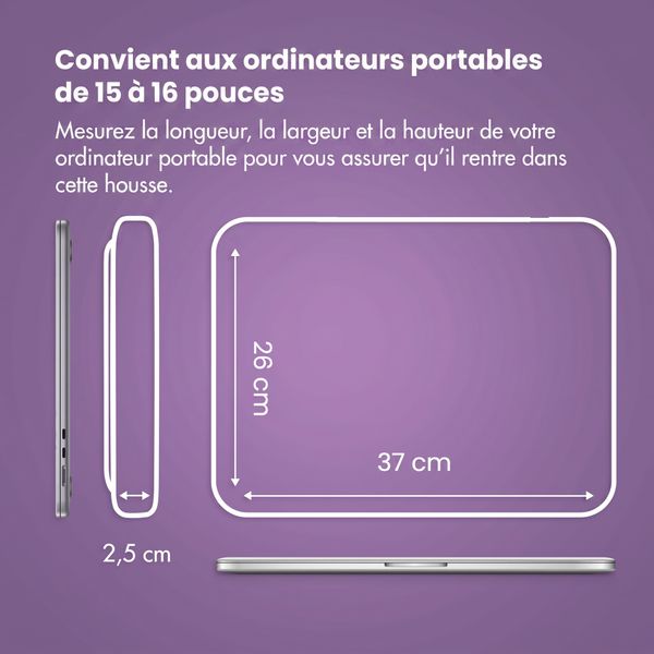 imoshion Pochette ordinateur avec compartiment 15-16 pouces - Sandstone