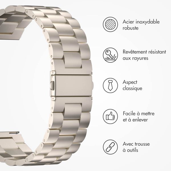 imoshion Bracelet en acier  - Connexion universelle 20 mm - Starlight