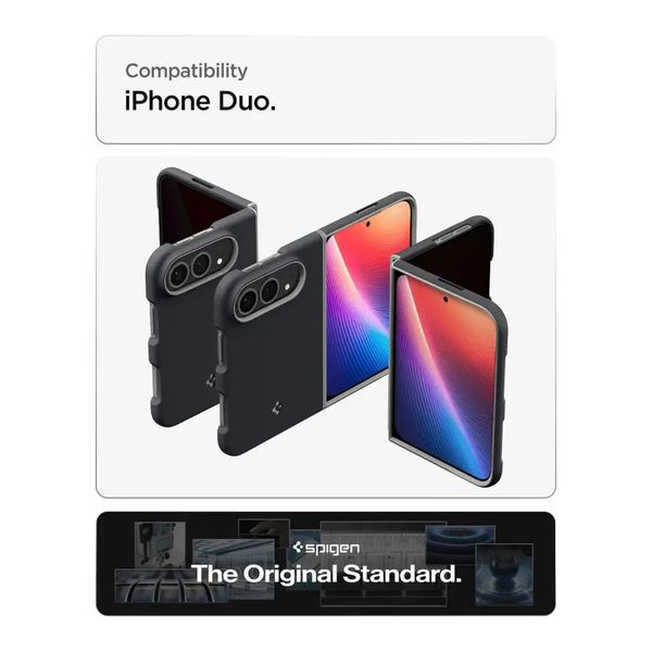 Spigen Coque Nano Pop MagFit Apple iPhone Duo - Black Sesame