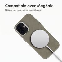 Accezz Coque arrière Mesh avec MagSafe Apple iPhone 16 - Gris foncé