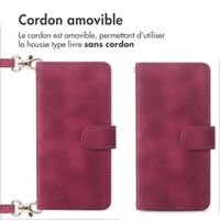 imoshion Etui de télephone portefeuille avec cordon Apple iPhone 12 (Pro) - Rouge