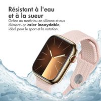 imoshion Bracelet tressé en silicone Apple Watch | 44/45/46/49 mm - Rose