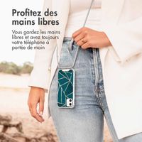 imoshion Coque Design avec cordon Apple iPhone 14 - Petrol Green Graphic