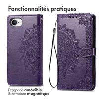 imoshion Etui de télephone Mandala Apple iPhone 17e / 16e - Violet