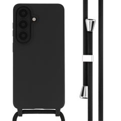 imoshion Coque en silicone avec cordon Samsung Galaxy S26 Plus - Noir