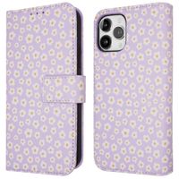 imoshion Étui de télephone portefeuille Design Apple iPhone 12 (Pro) - White Daisy