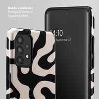 Selencia Coque arrière Vivid Samsung Galaxy A53 - Art Wave Black
