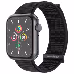 imoshion Bracelet en nylon Apple Watch | 38/40/41/42 mm - Noir