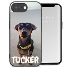 Concevez votre propre coque en gel Apple iPhone 17e / 16e - Noir