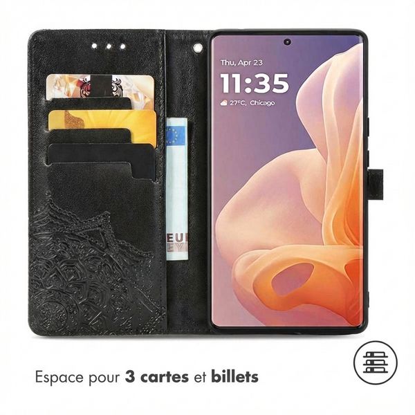 imoshion Etui de télephone Mandala Motorola Moto G85 - Noir