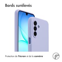 Accezz Coque Liquid Silicone Samsung Galaxy A17 (5G) / (4G) - Violet
