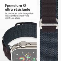 imoshion Bracelet en nylon Alpine Apple Watch | 44/45/46/49 mm - Indigo