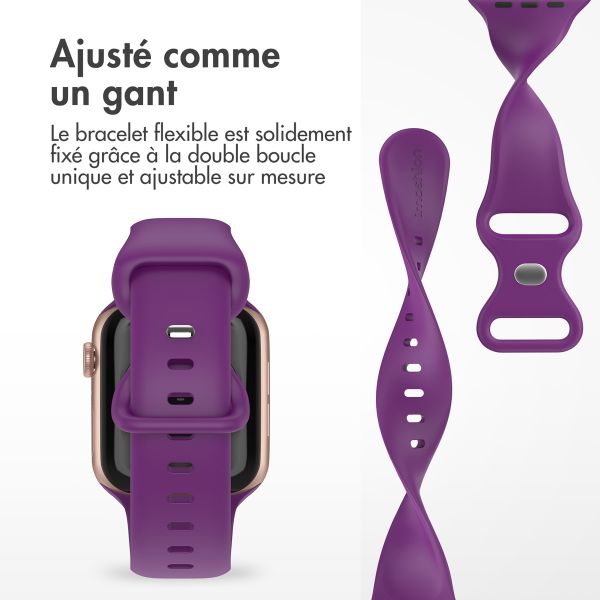 imoshion Bracelet en silicone⁺ Apple Watch | 38/40/41/42 mm - Taille S/M - Purple