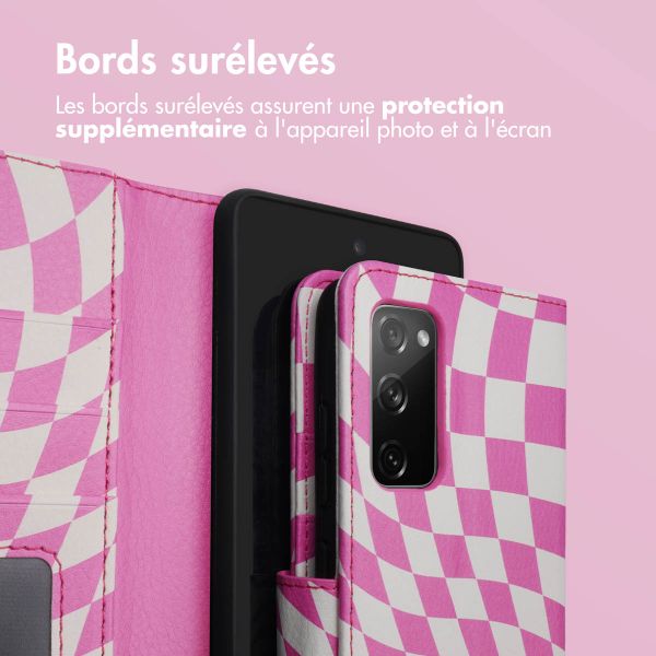 imoshion Étui de télephone portefeuille Design Samsung Galaxy S20 FE - Retro Pink