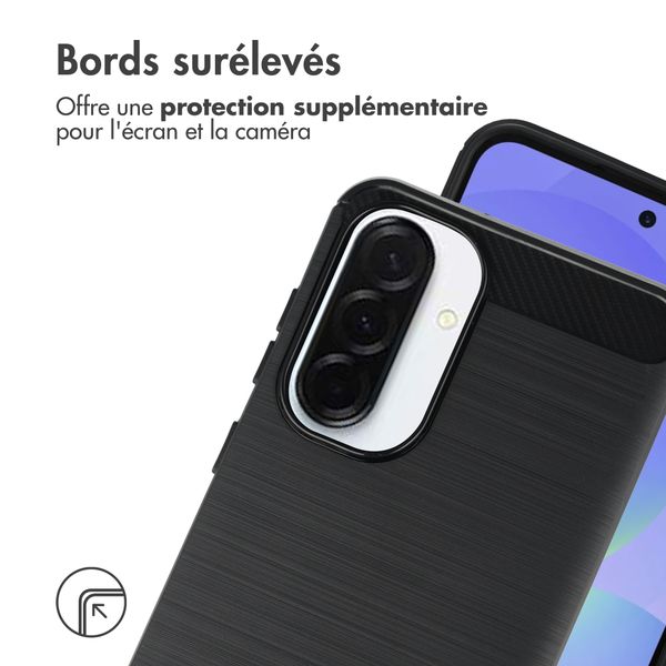 imoshion Coque Brushed Samsung Galaxy A37 (5G) - Noir