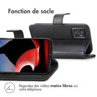 imoshion Étui de télephone portefeuille de luxe Motorola ThinkPhone - Noir