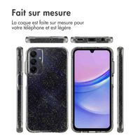 imoshion Coque arrière transparente Pailletée Samsung Galaxy A15 (5G/4G) - Doré