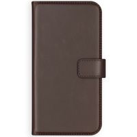 Selencia Étui portefeuille en cuir véritable Samsung Galaxy S21 Plus - Marron